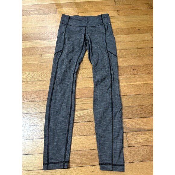 Lululemon Size 4 Speed Tight 28" Heathered Black - Picture 2 of 5
